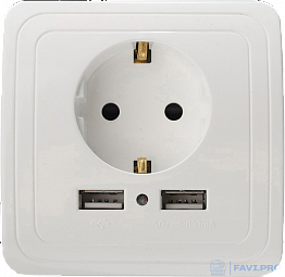 Розетка с USB портами